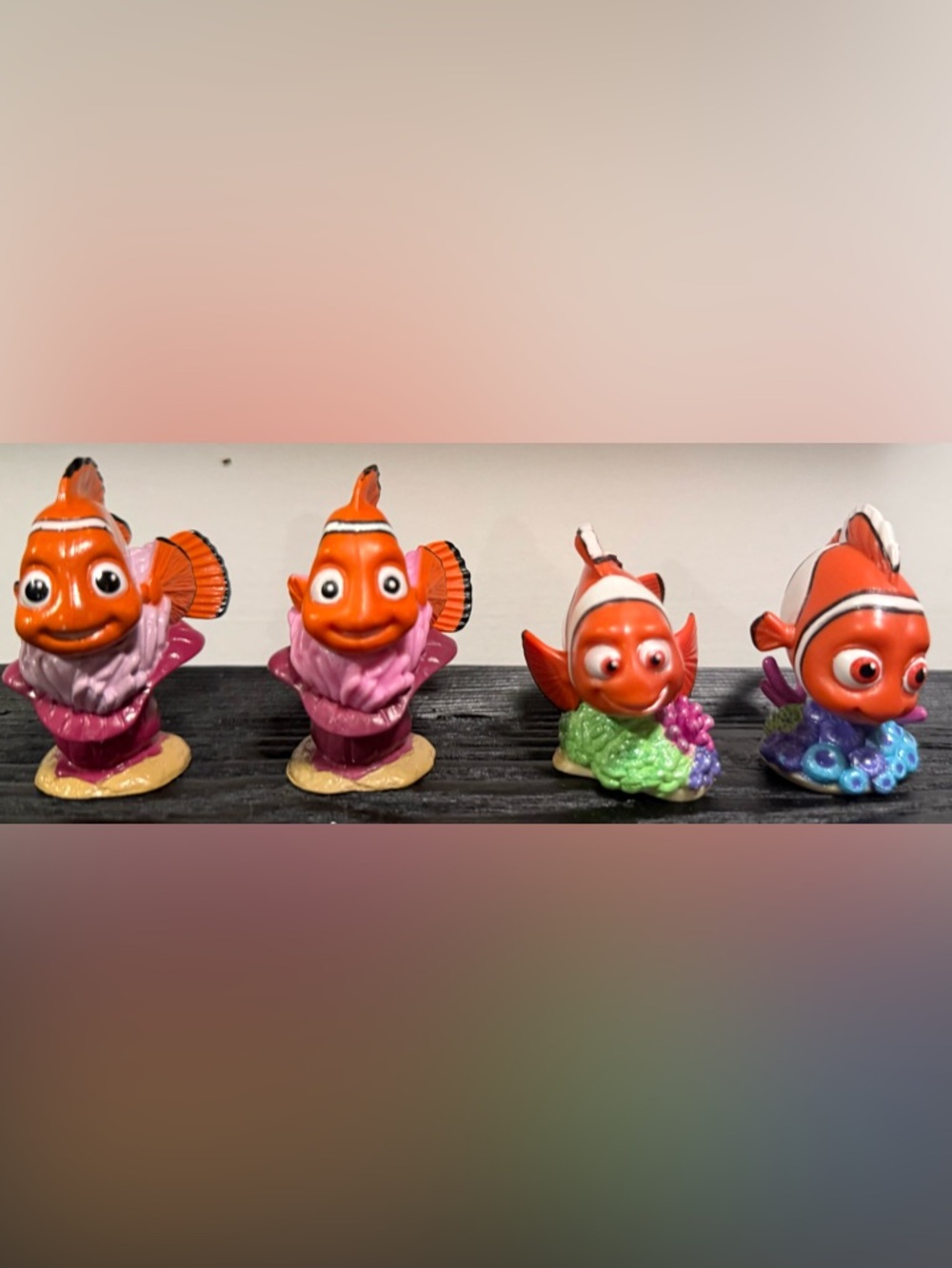 Disney Pixar Finding Nemo Figure Lot Clownfish Nemo Toy Bundle